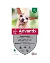 BAYER ADVANTIX SPOT ON ontworming voor honden