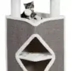 TRIXIE CAT TOWER ARMA GRIJS / WIT
