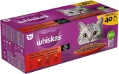 WHISKAS MULTIPACK POUCH ADULT CLASSIC SELECTIE VLEES IN SAUS