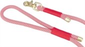 TRIXIE SOFT ROPE HONDENRIEM ROOD / CREME